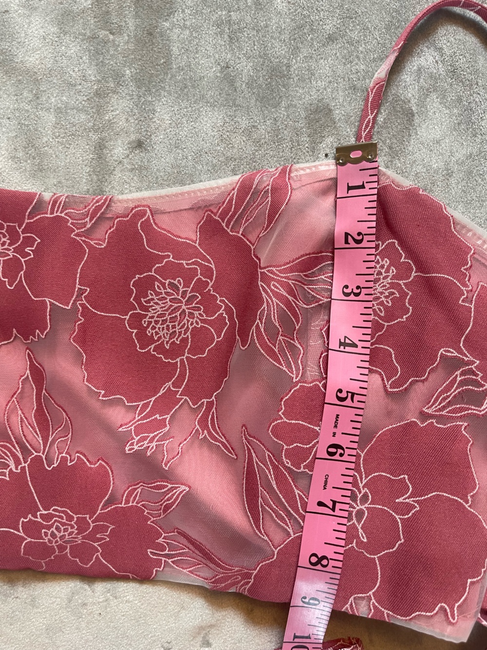 Lulus ✨ Certainly Stylish Mauve Pink Burnout Floral Two-Piece Midi Dress - Picture 15 of 16